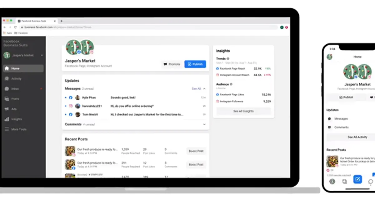 Facebook Business Suite