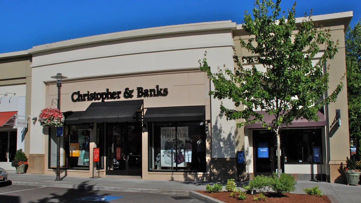 A Christopher & Banks storefront