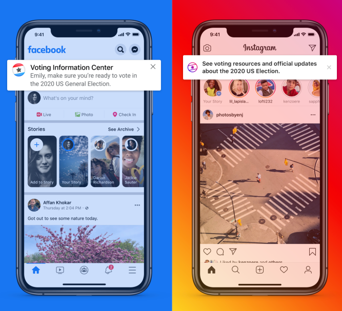 Facebook Voting Info