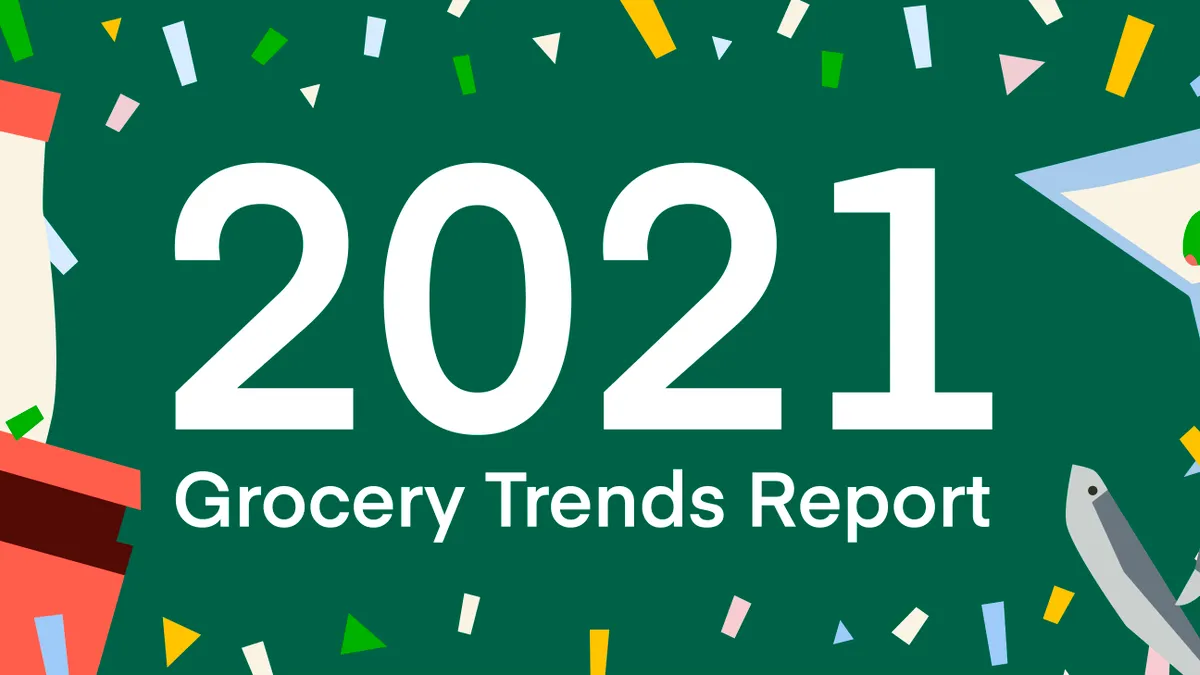 Instacart published its 'New Year, New Cart' 2021 grocery trends report today