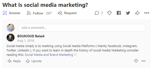 Quora example