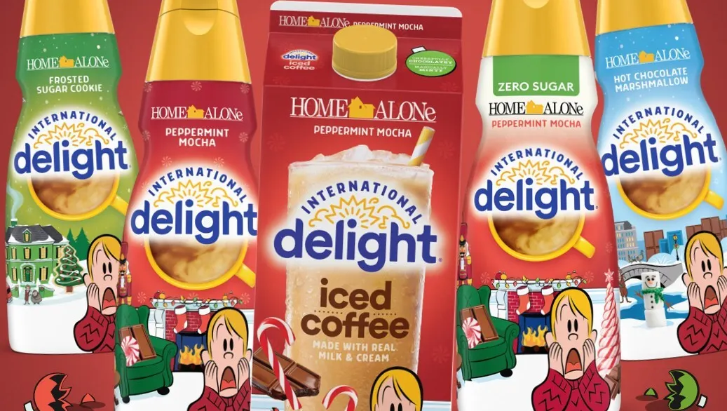 International Delight's Home Alone creamers and iced coffee.