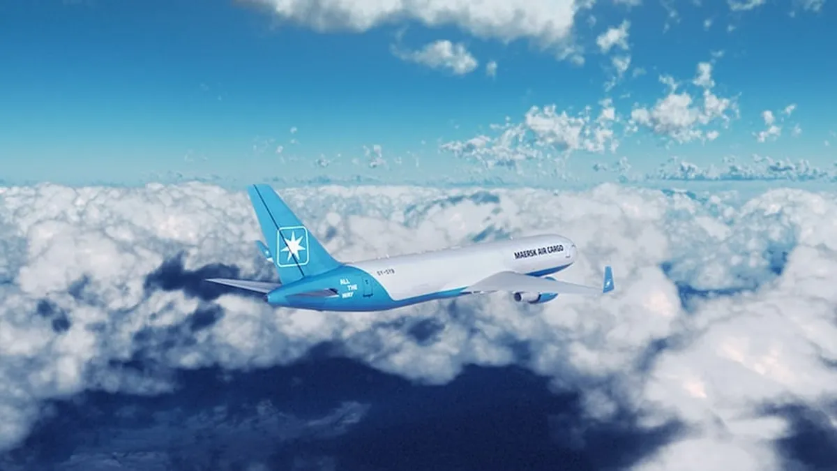 Image of a Maersk Air Cargo aircraft