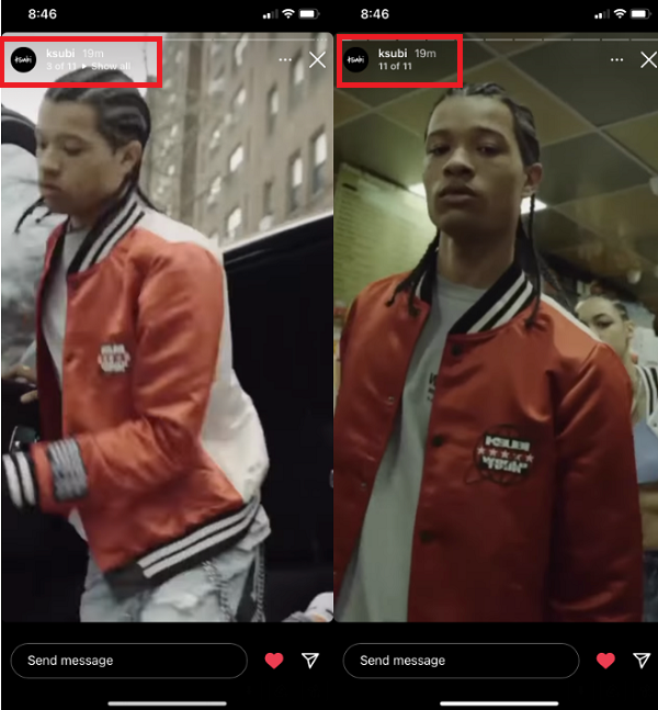 Instagram Stories frame limit
