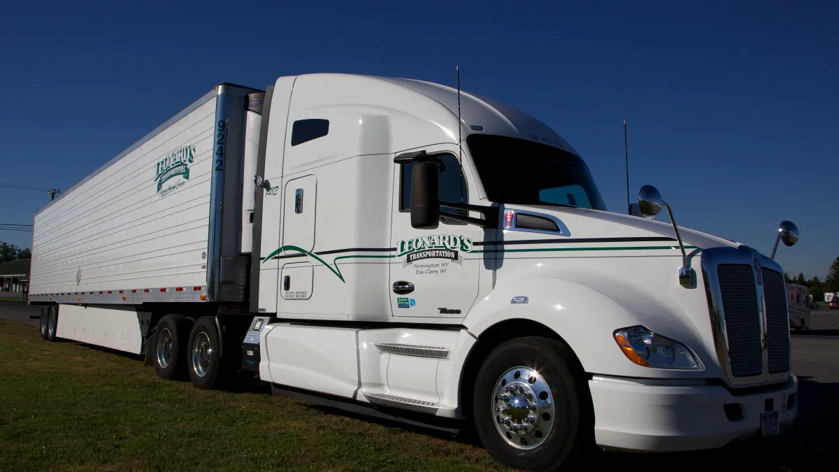 A Leonard's Express truck.