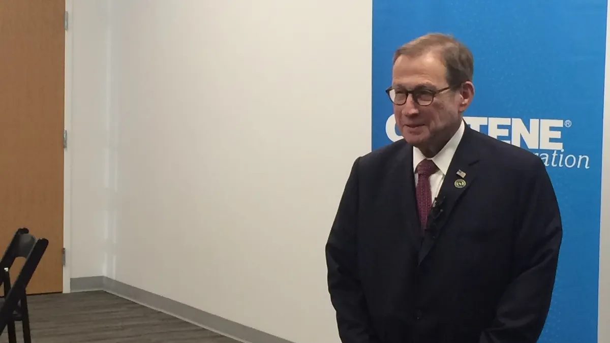 Centene CEO Michael Neidorff at the April 2016 opening of an office in Ferguson, Missouri.