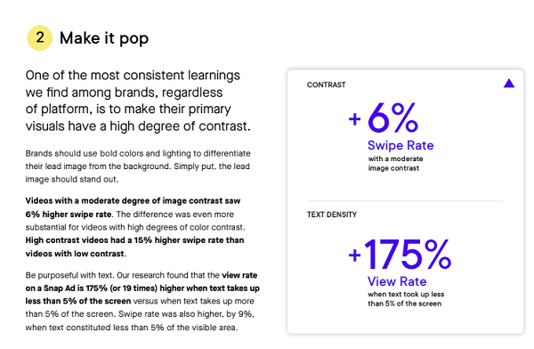 VidMob Snap Ads study