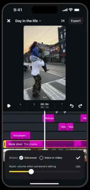 Edits volume control
