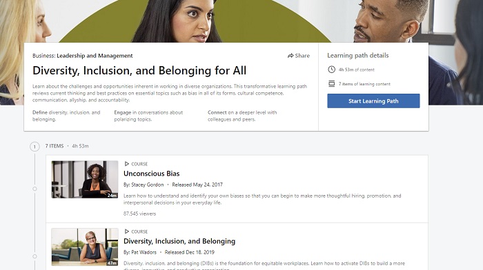 LinkedIn Learning courses