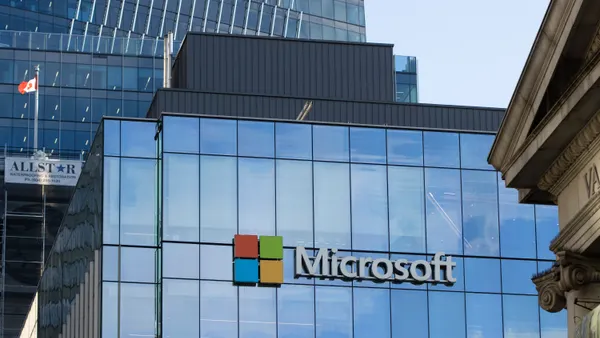An exterior view of Microsoft's Vancouver office in Canada