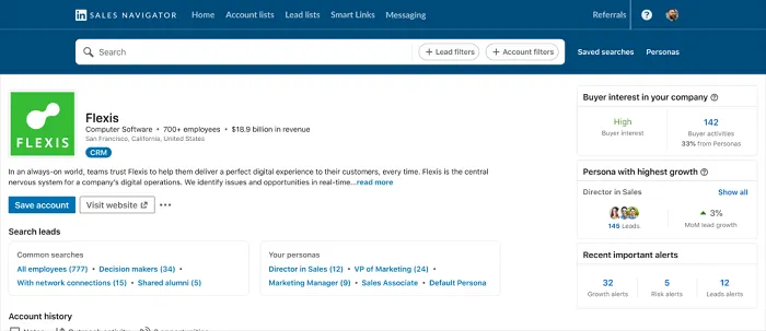 LinkedIn Sales Navigator