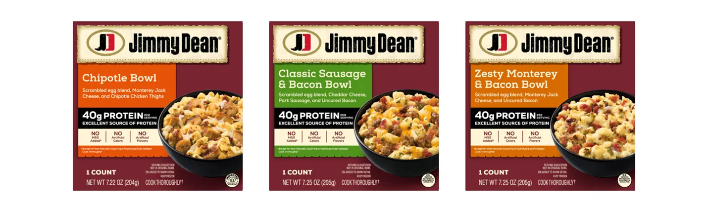 Tyson Foods' Jimmy Dean sandwiches