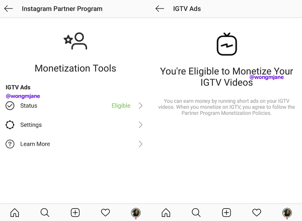 IGTV monetization
