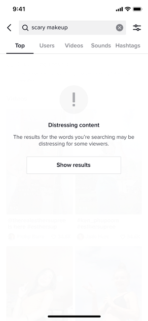 TikTok content shield example
