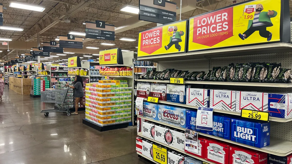 Inside a Kroger store in Louisville, Kentucky
