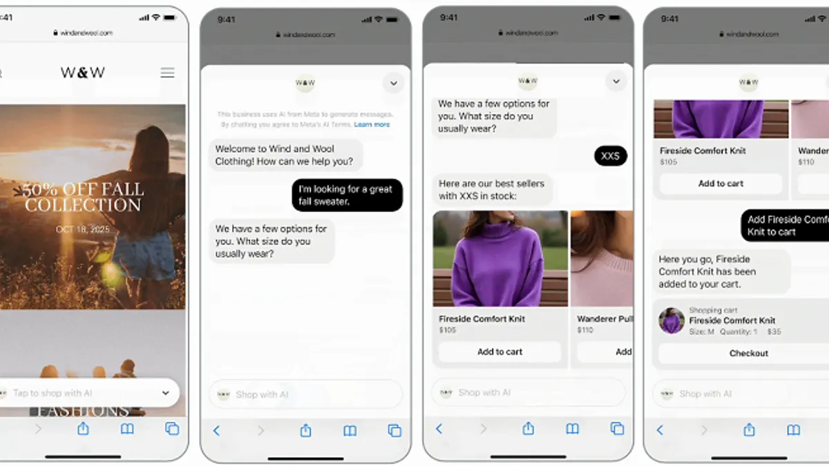 Meta AI for websites