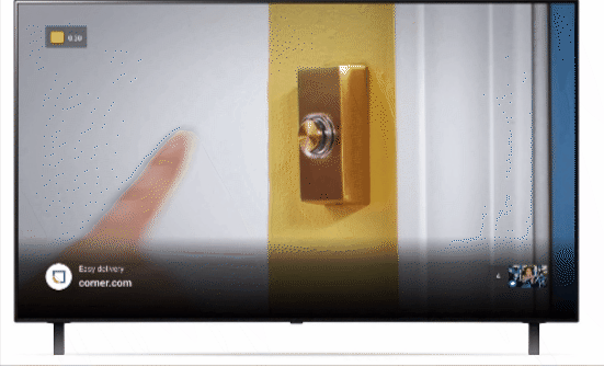 YouTube CTV placement example