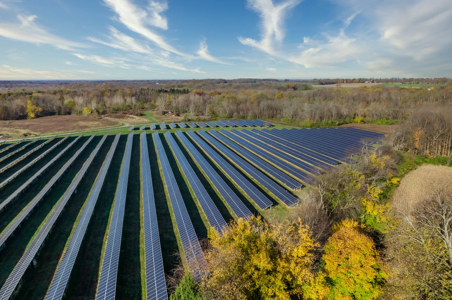 Solar farm in Ohio.