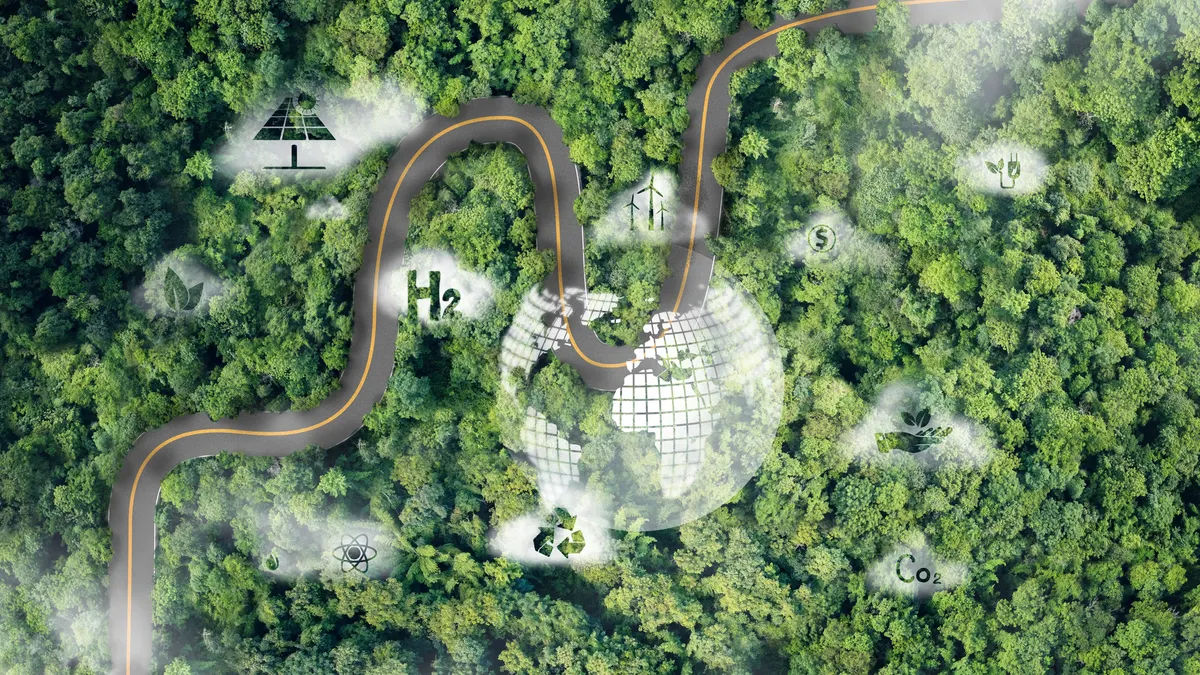 Environmental technology concept.