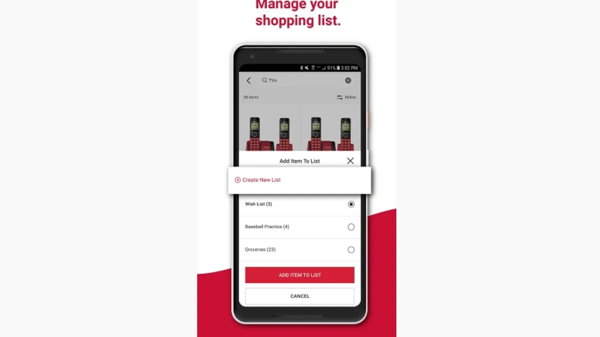 BJ's adds new features to app.