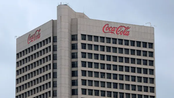 The exterior of the Coca-Cola corporate headquarters.