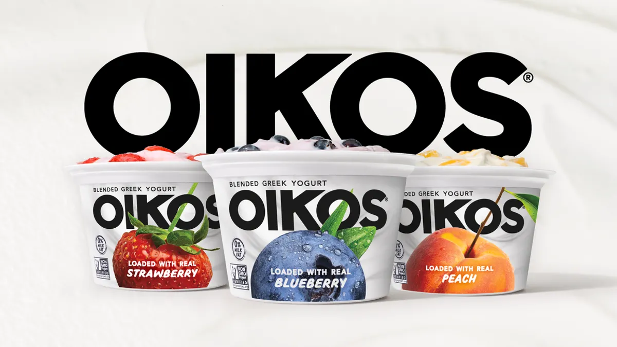 Danone, yogurt, oikos