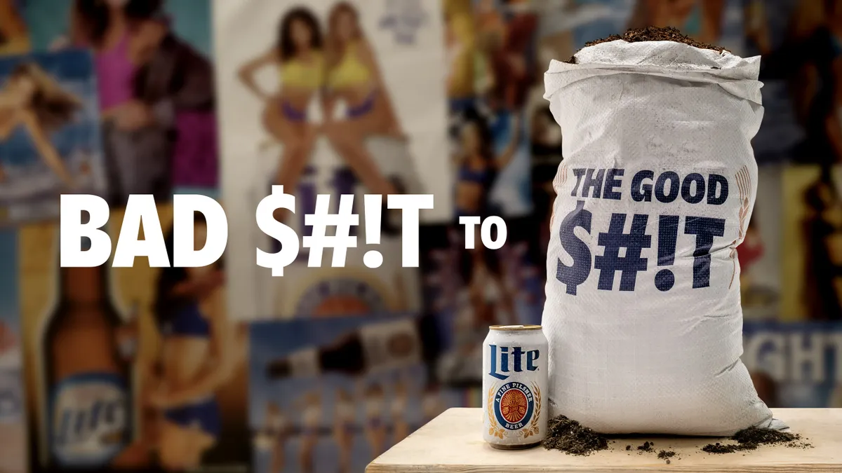 Miller Lite turning sexist ads into fertilizer