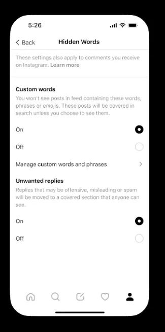 Threads Hidden Words