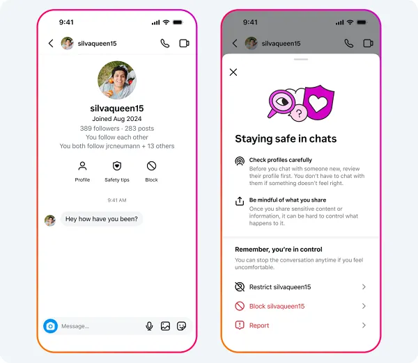 Meta teen safety update