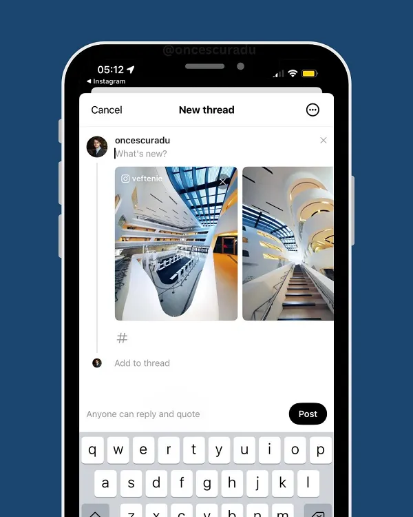 Threads IG link preview