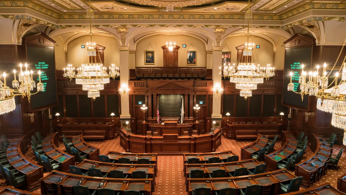 Illinois legislature credit card fees laws