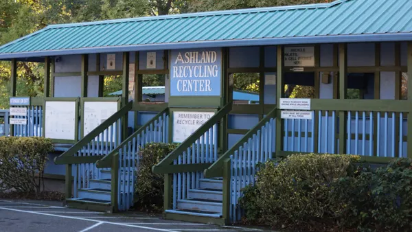 The Ashland Recycling Center in Oregon.