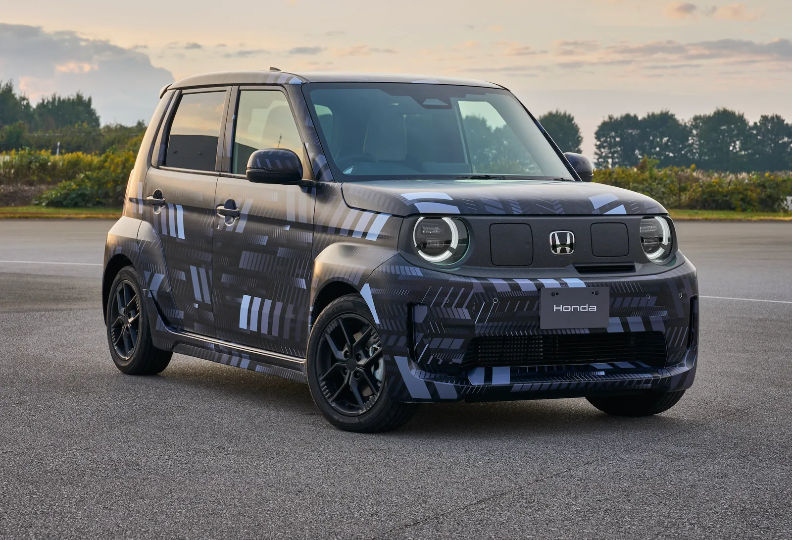 Honda's new Honda Super-ONE prototype compact electric vehicle.