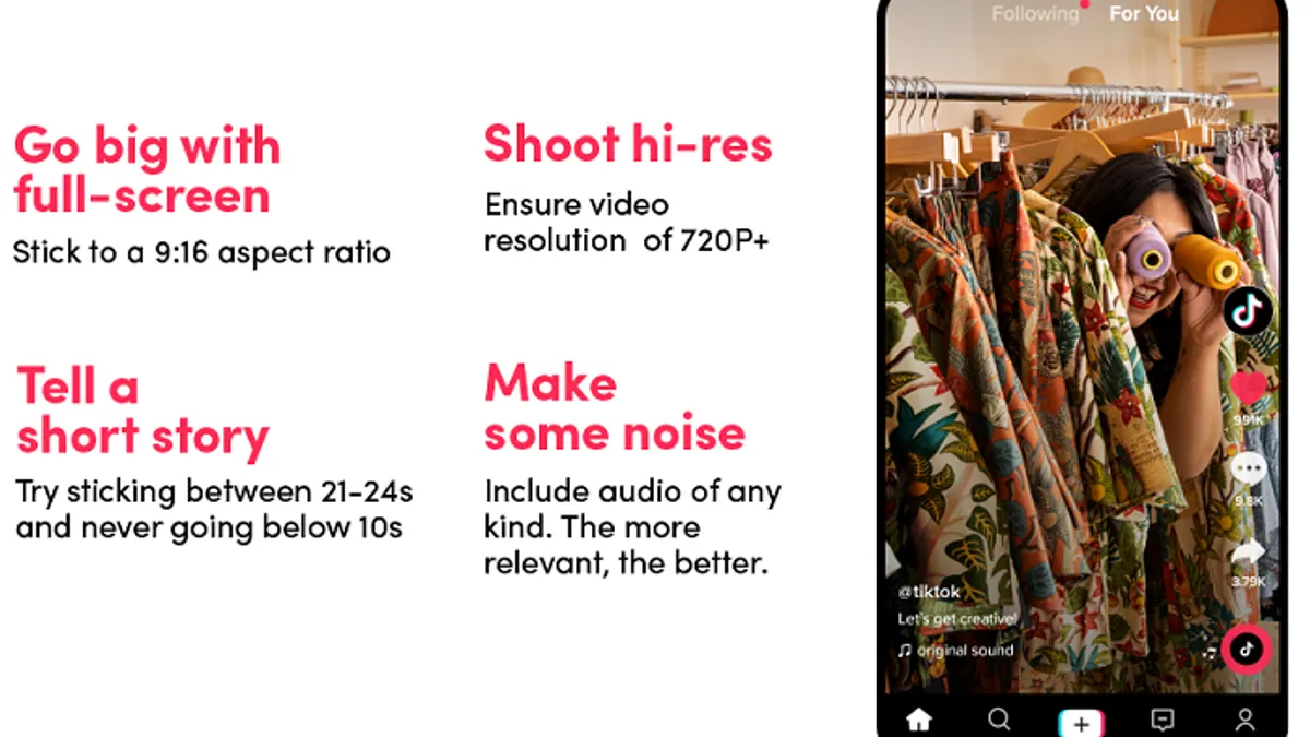 TikTok content notes