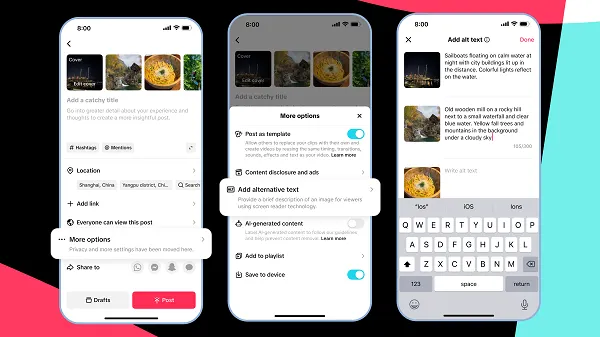 TikTok accessibility features