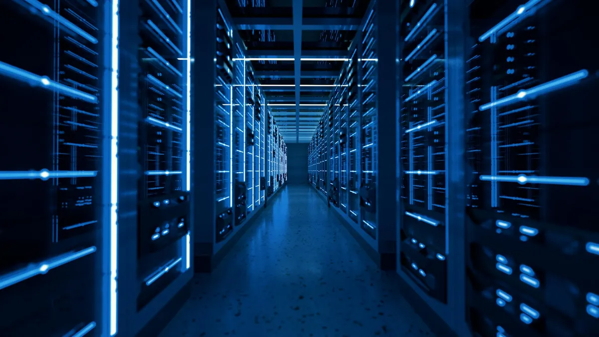 Image of a data center facility