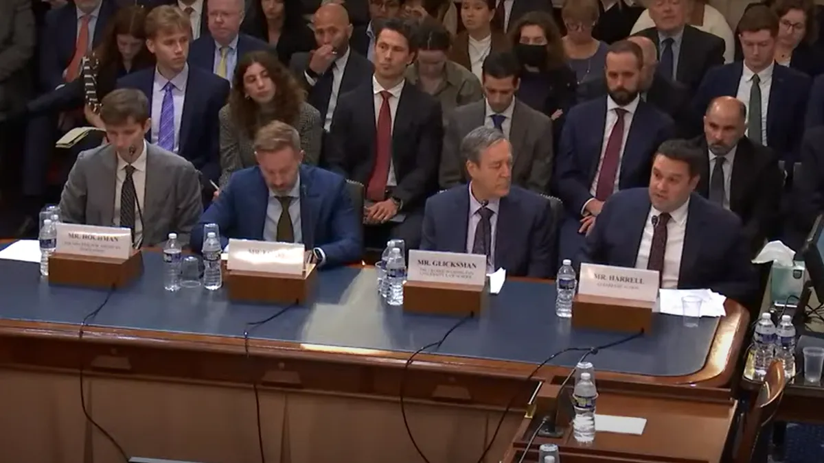 Panelists speak Sept. 10, 2025, at a House Committee on Natural Resources panel on reforming the National Environmental Policy Act.