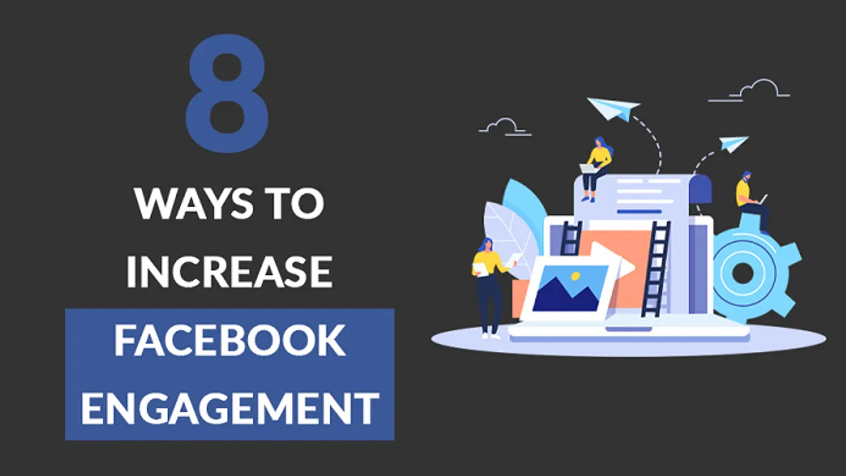 8 Ways to Boost Facebook Page Engagement Infographic
