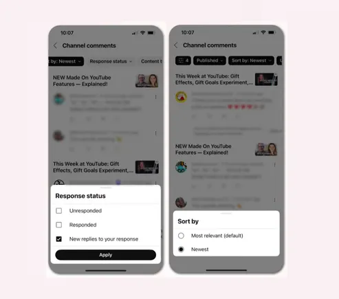 YouTube Adds New Comment Filters, Highlights for Live-Streams