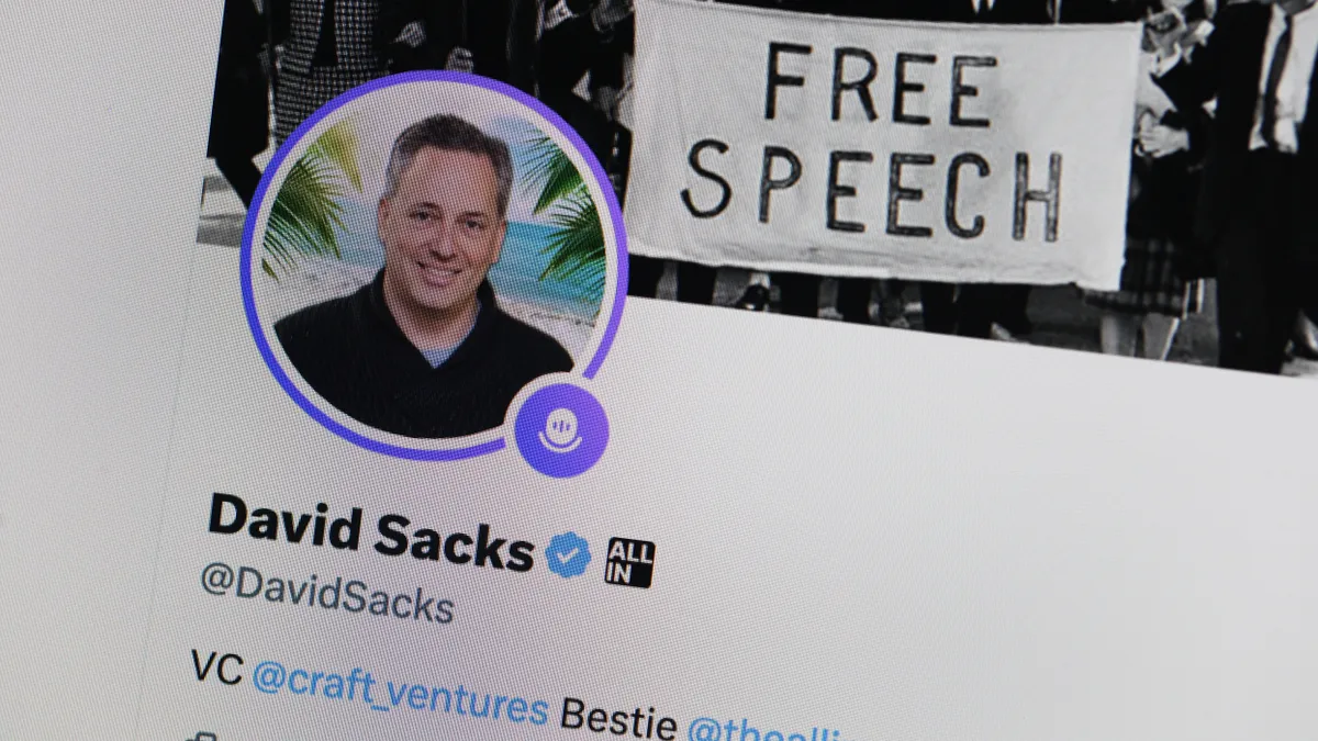 David Sacks' social media profile on May 24, 2023.