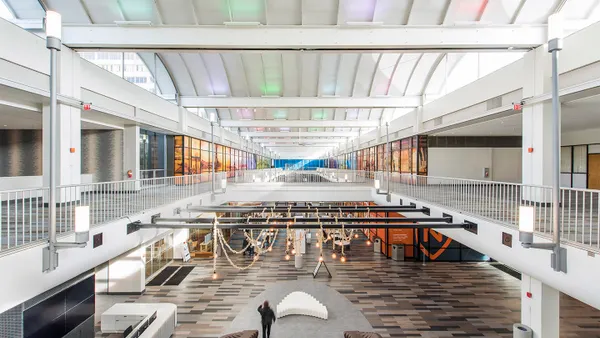 An inside view of Nova Place, a multi-million dollar redevelopment of the Allegheny Center, in Pittsburgh.