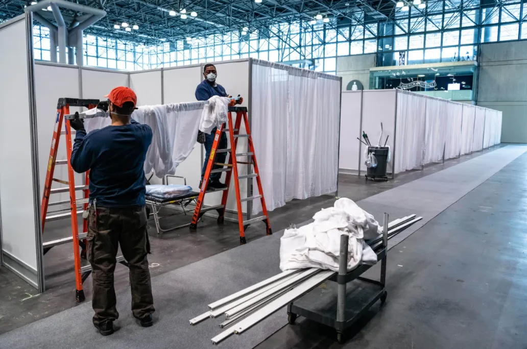 U.S. Army Corps of Engineers, Javits Center, COVID-19