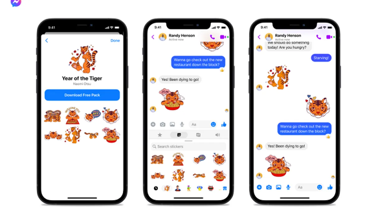Messenger Lunar New Year features