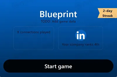 LinkedIn games
