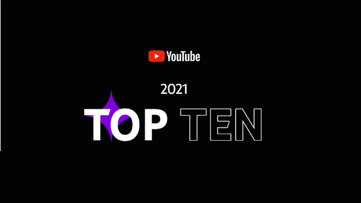 YouTube Top Ten 2021