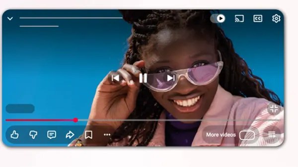 YouTube UI update