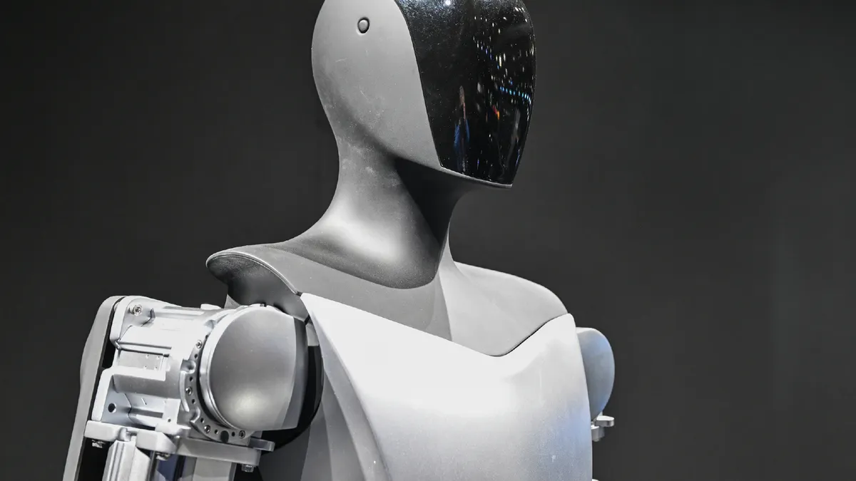A tesla robot
