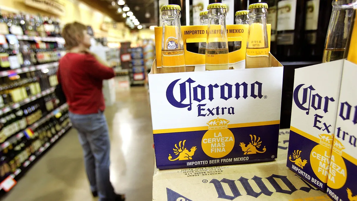 A Corona Extra six pack