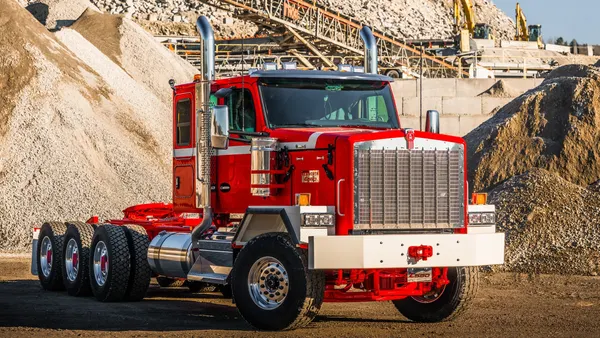 A Kenworth C580 vocational truck
