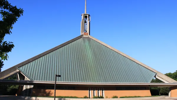 A view of Holy Trinity Chapel at Concordia University's Ann Arbor campus